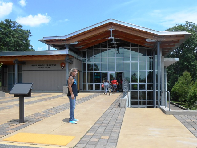 The Blue Ridge Parkway Visitor Center is a gorgeous design.